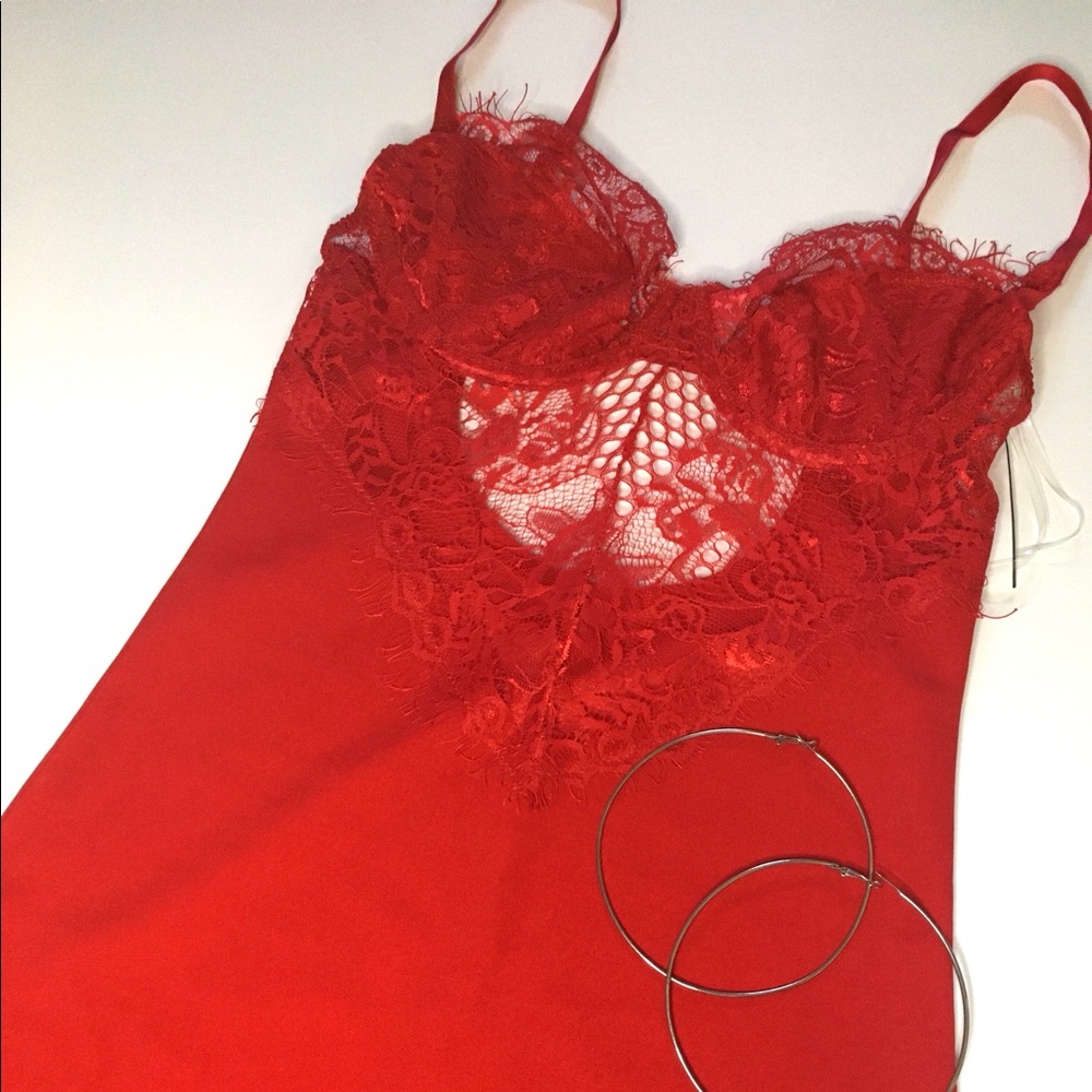 Sexy red dress